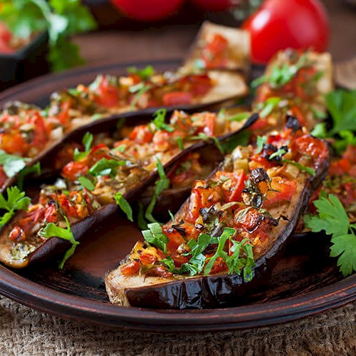 Melanzane con chimichurri