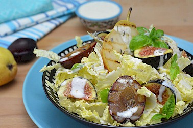 Lattughe con tonno alla vinaigrette di miele e balsamico