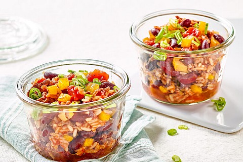 Riso pilaf con carne macinata